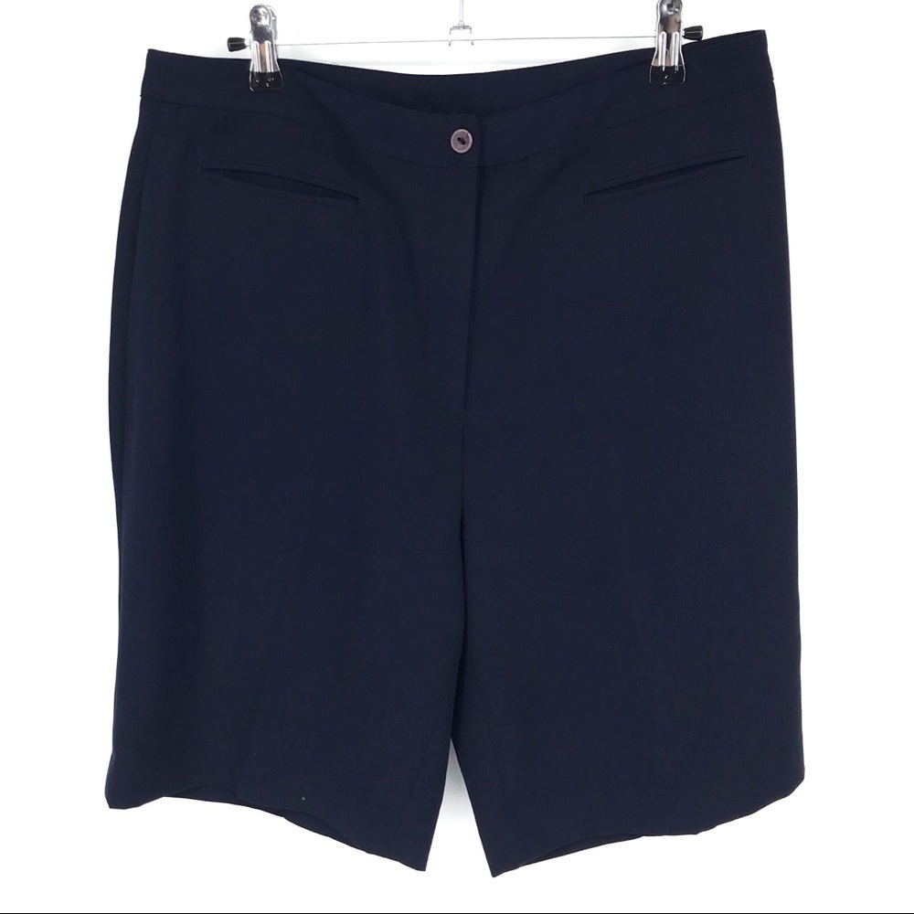 EP Pro Navy Blue Golf‎ Shorts Womens Size 12 High Rise Polyester Activewear
